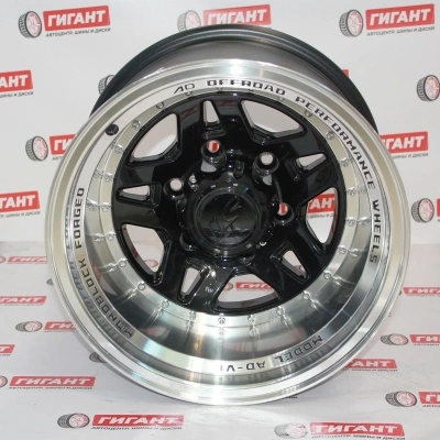 Колесные диски PX016 R15 6-139.7/-44/10J/BKL