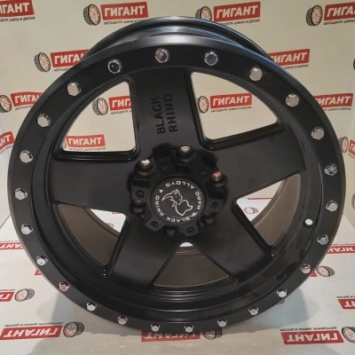 Колесные диски R5407 BLACK RHINO R18 6-139.7/+15/9J MB+CHROME RIVETS
