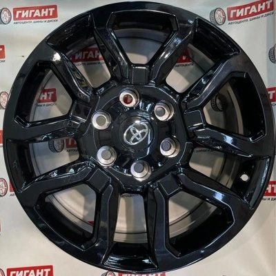 Колесные диски YA008 R18 6-139.7/+25/7.5J GLOSS BLACK(Ж)
