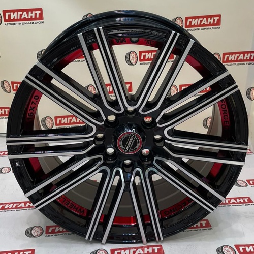 Колесные диски 8819 R16 8-100-114.3/+38/7J MB+UC(RED)